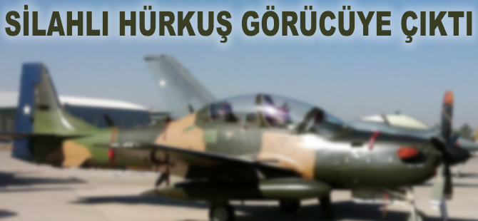 Silahlı Hürkuş görücüye çıktı