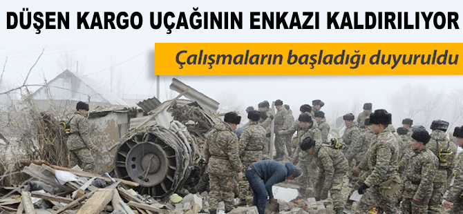 Enkaz kaldırma çalışmaları başladı