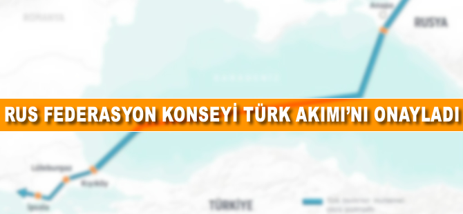 Rus Federasyon Konseyi Türk Akımı'nı onayladı