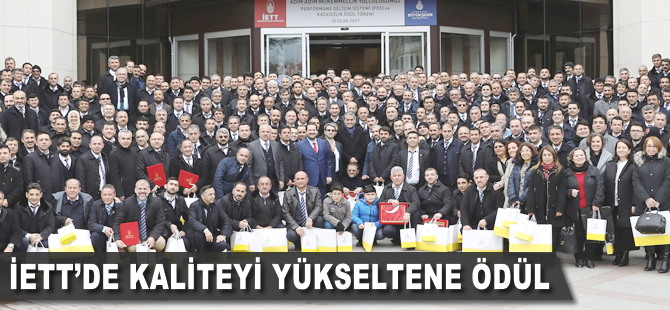 İETT’de kaliteyi yükseltene ödül