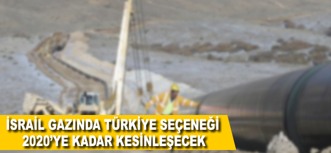 İsrail gazında Türkiye seçeneği 2020'ye kadar kesinleşecek