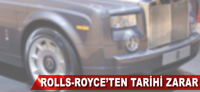 Rolls-Royce'tan tarihi zarar