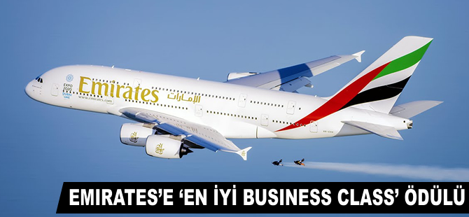 Emirates’e En İyi Business Class ödülü