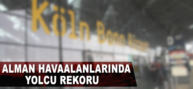 Alman havaalanlarında yolcu rekoru