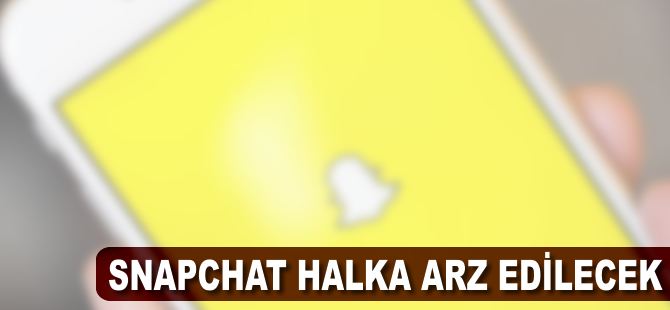 Snapchat'in firması halka arz ediliyor