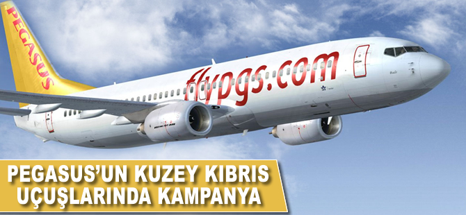 Pegasus Kuzey Kıbrıs’a 2. kişiyi bedava uçuruyor