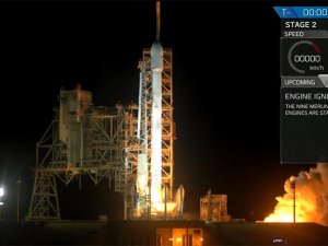 Falcon 9 roketi yeni misyonu için uzaya fırlatıldı