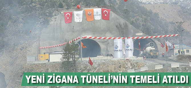 Yeni Zigana Tüneli'nin temeli atıldı
