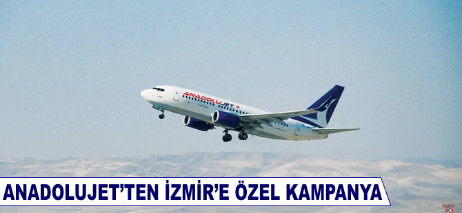 Anadolujet'ten Sabiha Gökçen-İzmir hattına özel kampanya