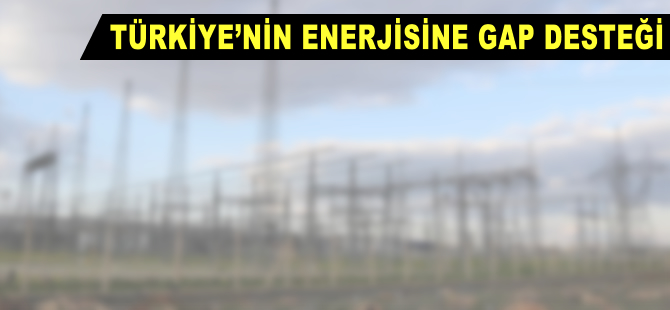 Türkiye'nin enerjisine GAP desteği