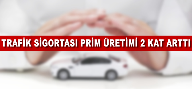 Trafik sigortası prim üretimi iki kat arttı