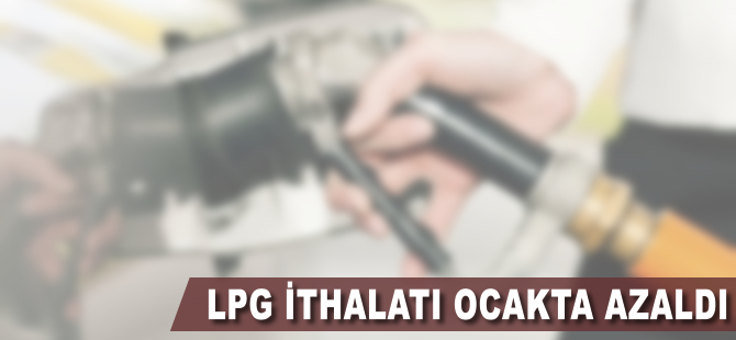 LPG ithalatı ocakta azaldı