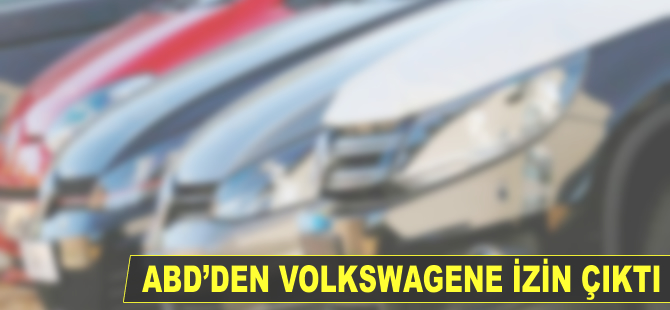 ABD'den Volkswagen'e izin çıktı