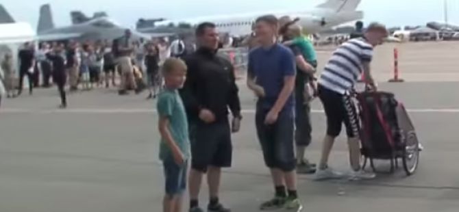 Uçağın motor gücü ortalığı dağıttı